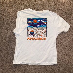 Authentic White Patagonia t- shirt